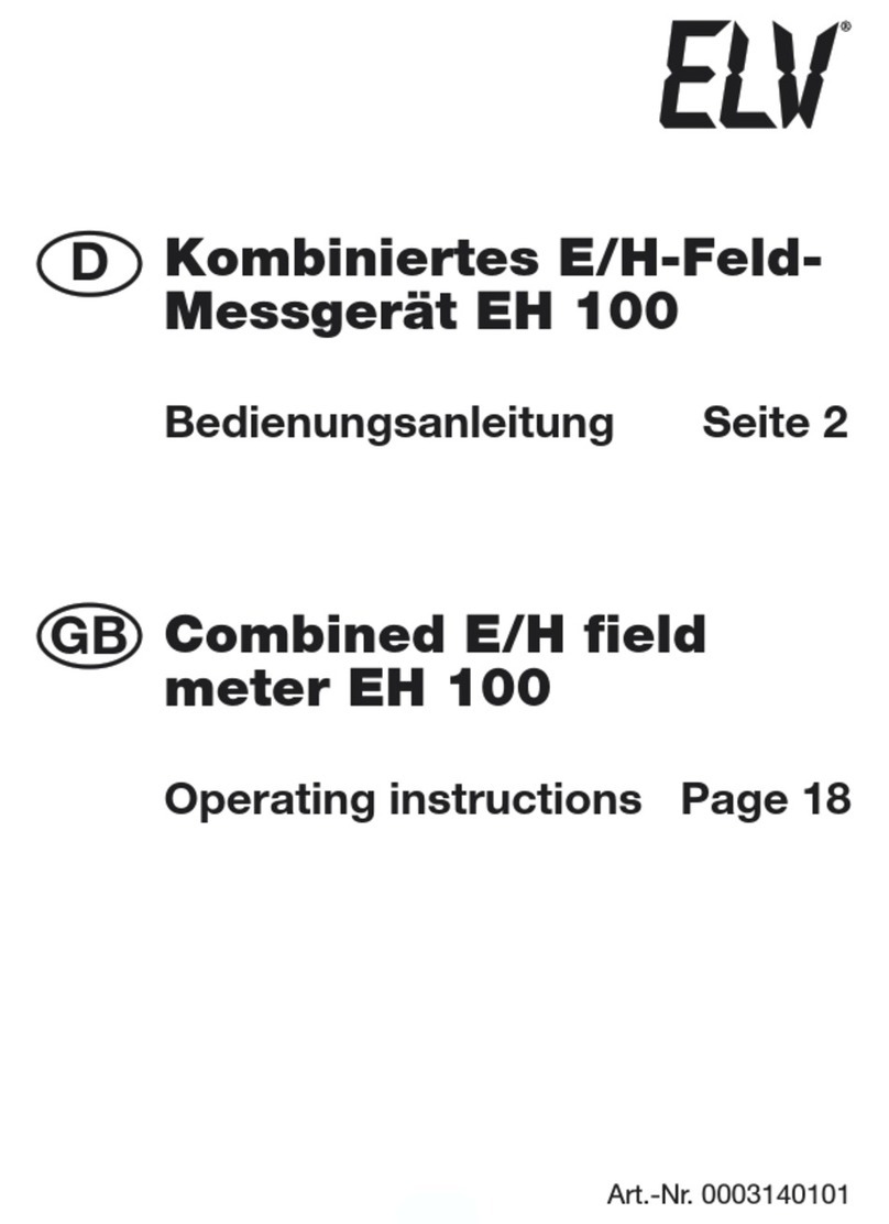 elv EH 100 operating instructions