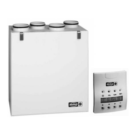 Helios EC green Vent KWL EC 200 Pro R Installation and operating instructions