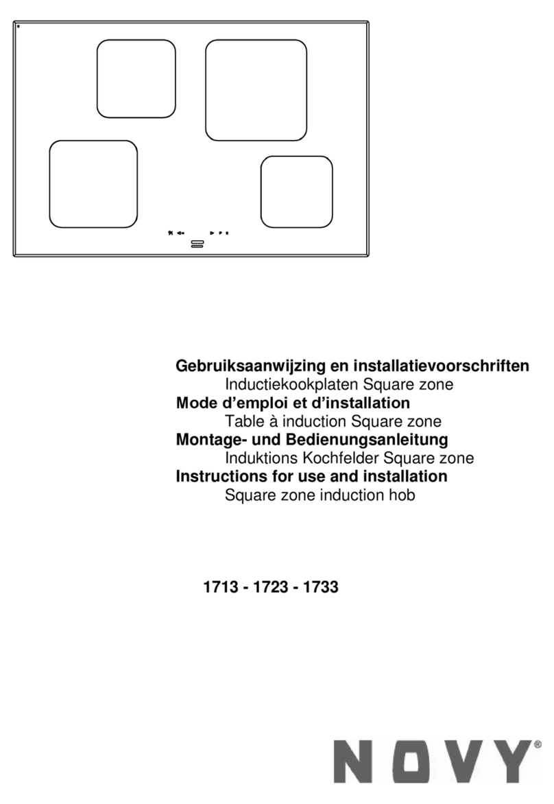Novy 1713 Instructions for use and installation
