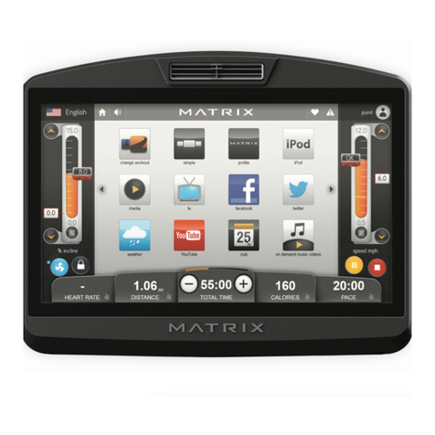 Matrix Fitness 7xi User manual