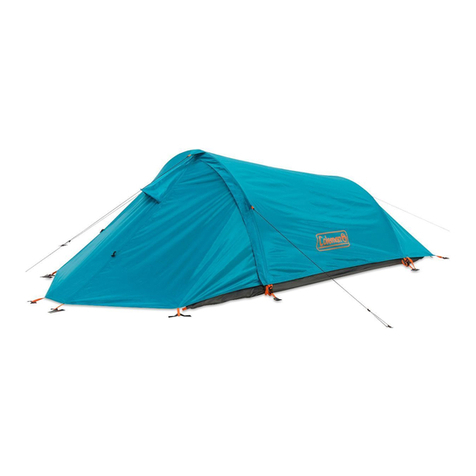 Coleman Ridgeline Tunnel Tent Setup instructions