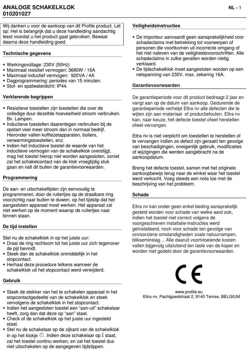 Profile 010201027 quick start guide