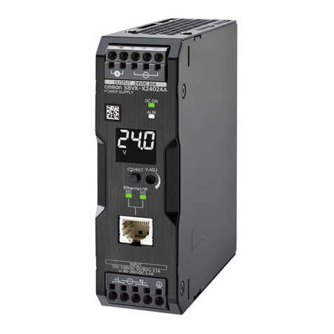 Omron S8VK-X User manual