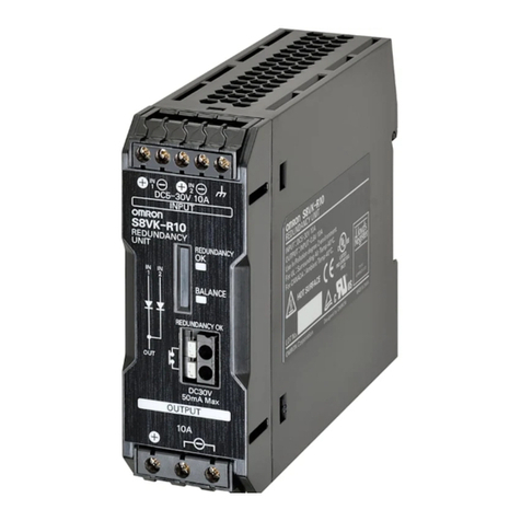 Omron S8VK-R Series User manual
