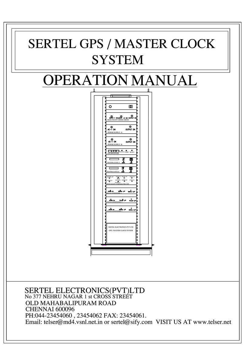 SERTEL T-GPS-300 Operation manual
