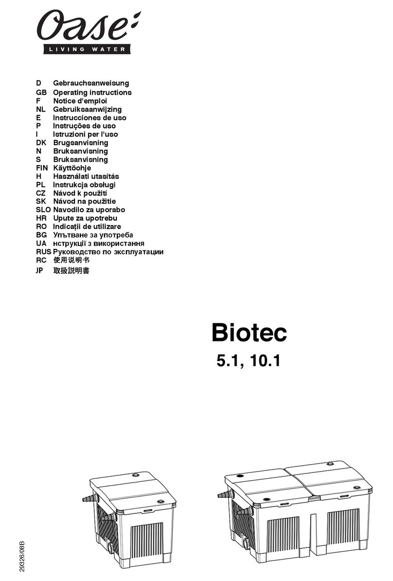 Oase Biotec 5.1 User manual