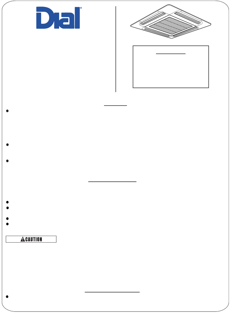 DIAL CASS-PNL-18-24-36 installation manual