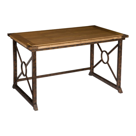 SEI Tilt-Top Drafting Table HO967800TX Assembly instructions