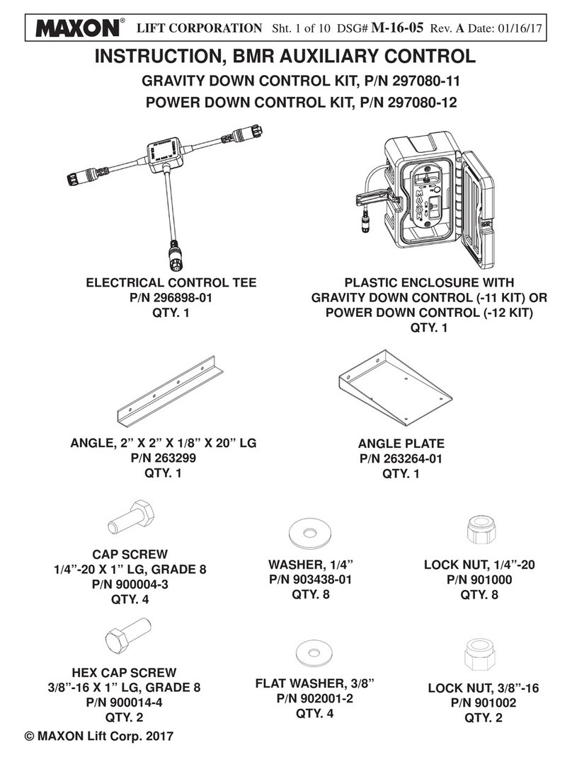 Maxon 297080-11 instruction manual Maxon 297080-11 instruction manual