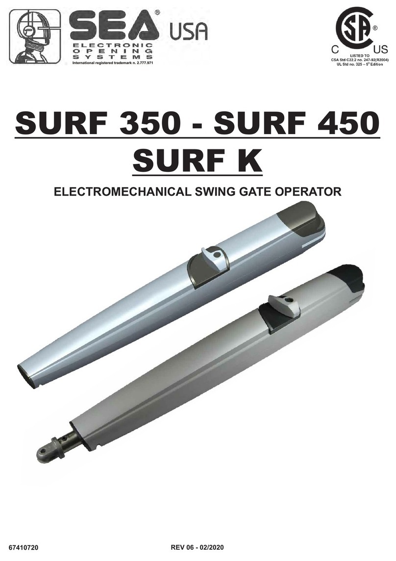 SEA SURF 350 Reversible installation manual