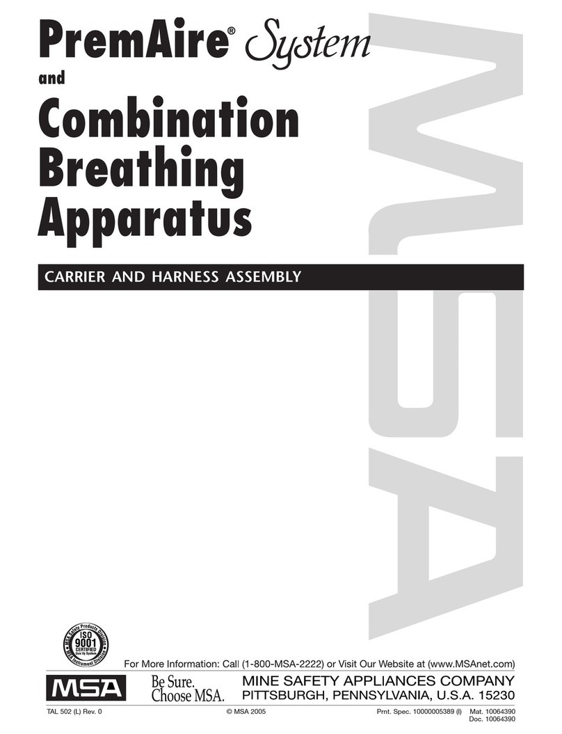 MSA PremAire System CARRIER AND HARNESS ASSEMBLY