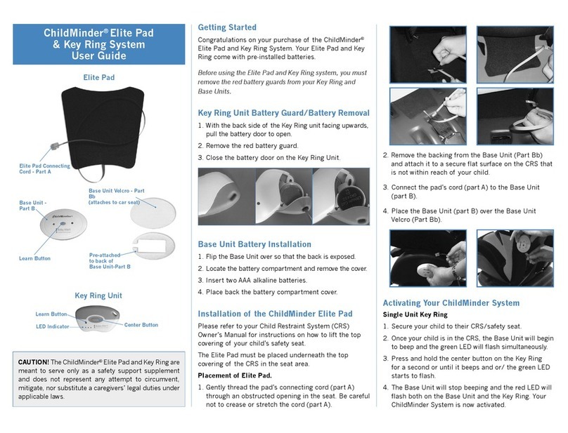 Baby Alert ChildMinder Elite Pad user guide