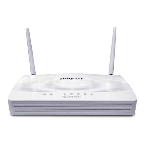 Draytek VigorLTE 200n User manual Draytek VigorLTE 200n User manual