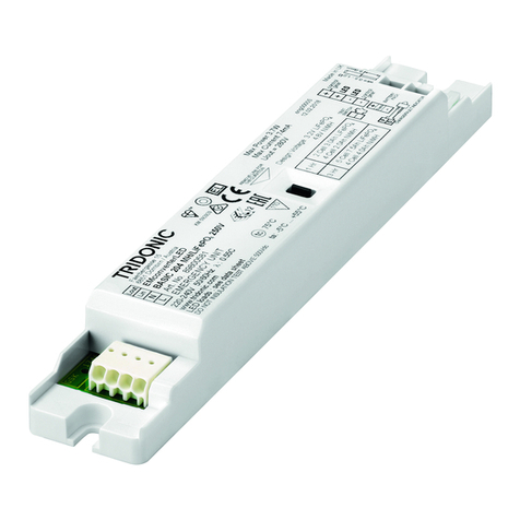 Tridonic EM converterLED BASIC 203 MH/LiFePO4 90V User manual