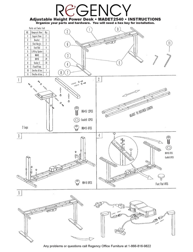 Regency MADET2540 instructions