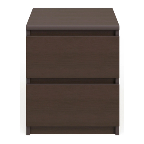 fantastic furniture COMO BEDSIDE 2 DRW User manual