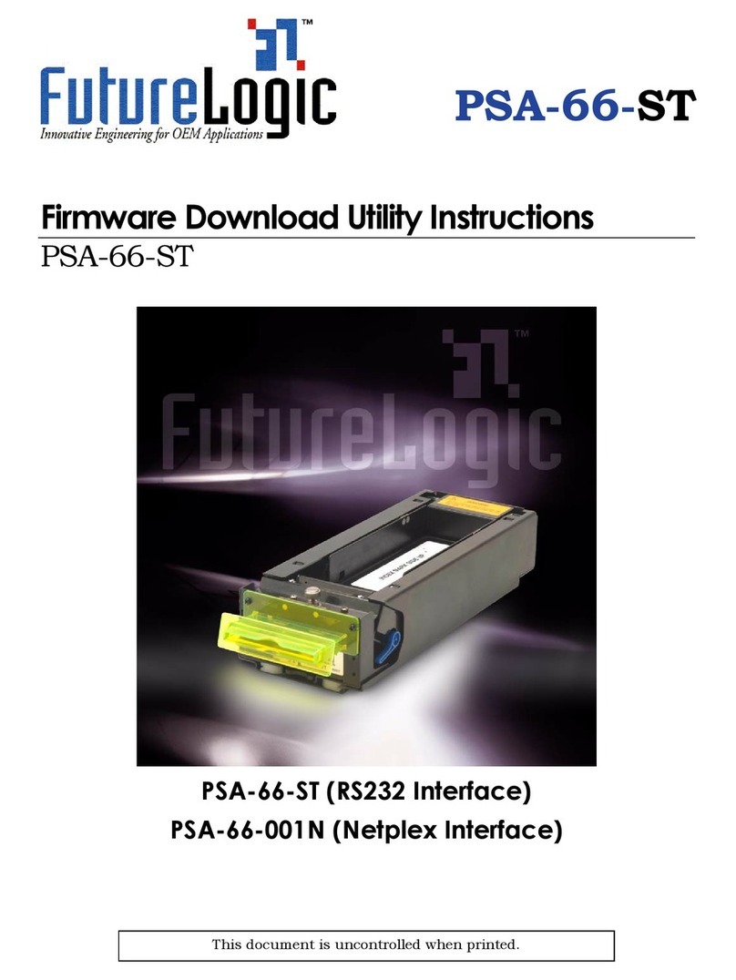 FutureLogic PSA-66-ST instructions