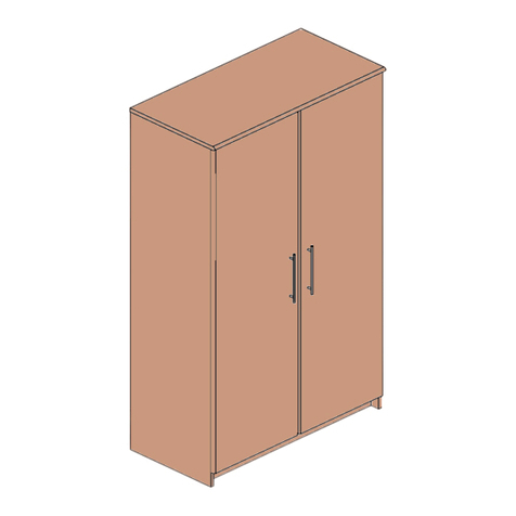 Argos Anderson 2 Door Tall Robe 274/3750 User manual