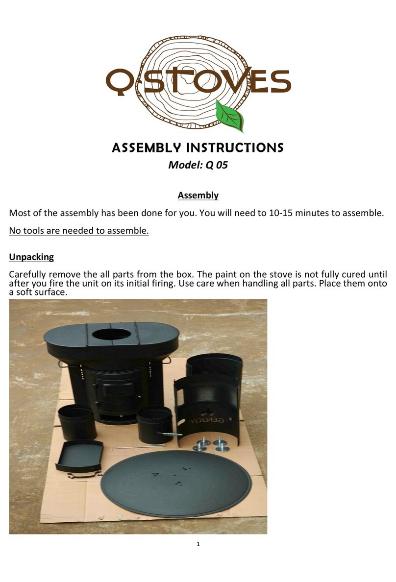 Qstoves Q 05 Assembly instructions Qstoves Q 05 Assembly instructions