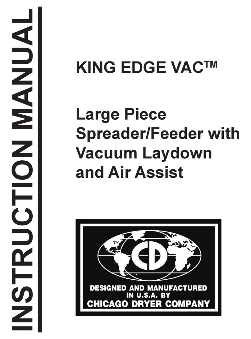 Chicago Dryer King Edge VAc instruction manual