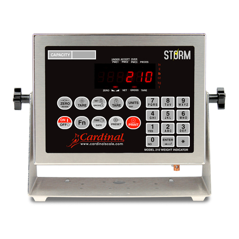 Cardinal 210 User manual
