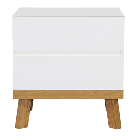Mocka Addi Bedside Table Assembly instructions