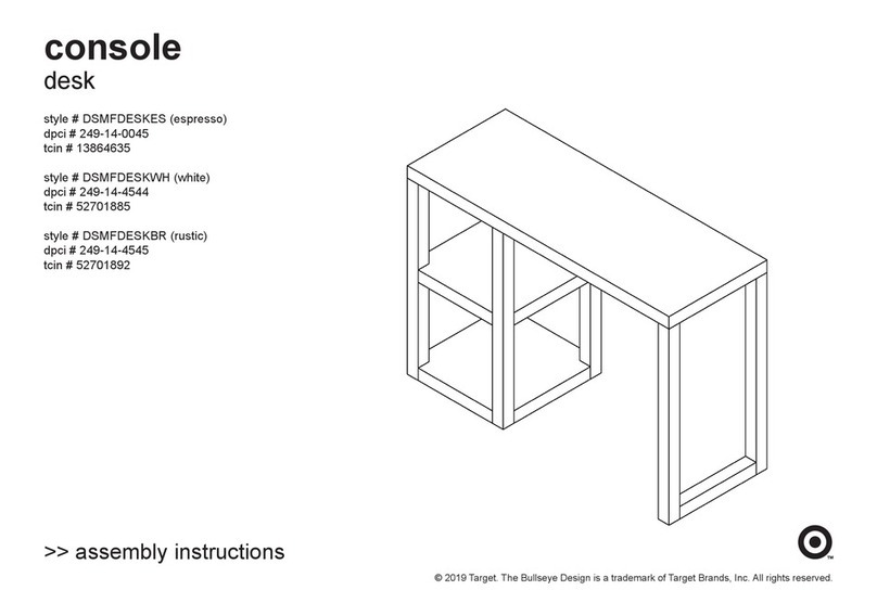 Target DSMFDESKES Assembly instructions