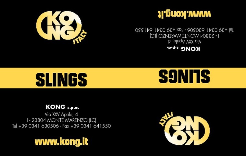 KONG Italy EXPRESS DYNEEMA manual