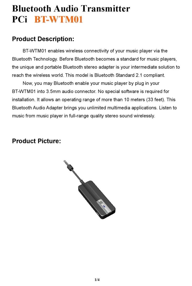 Planex BT-WTM01 manual
