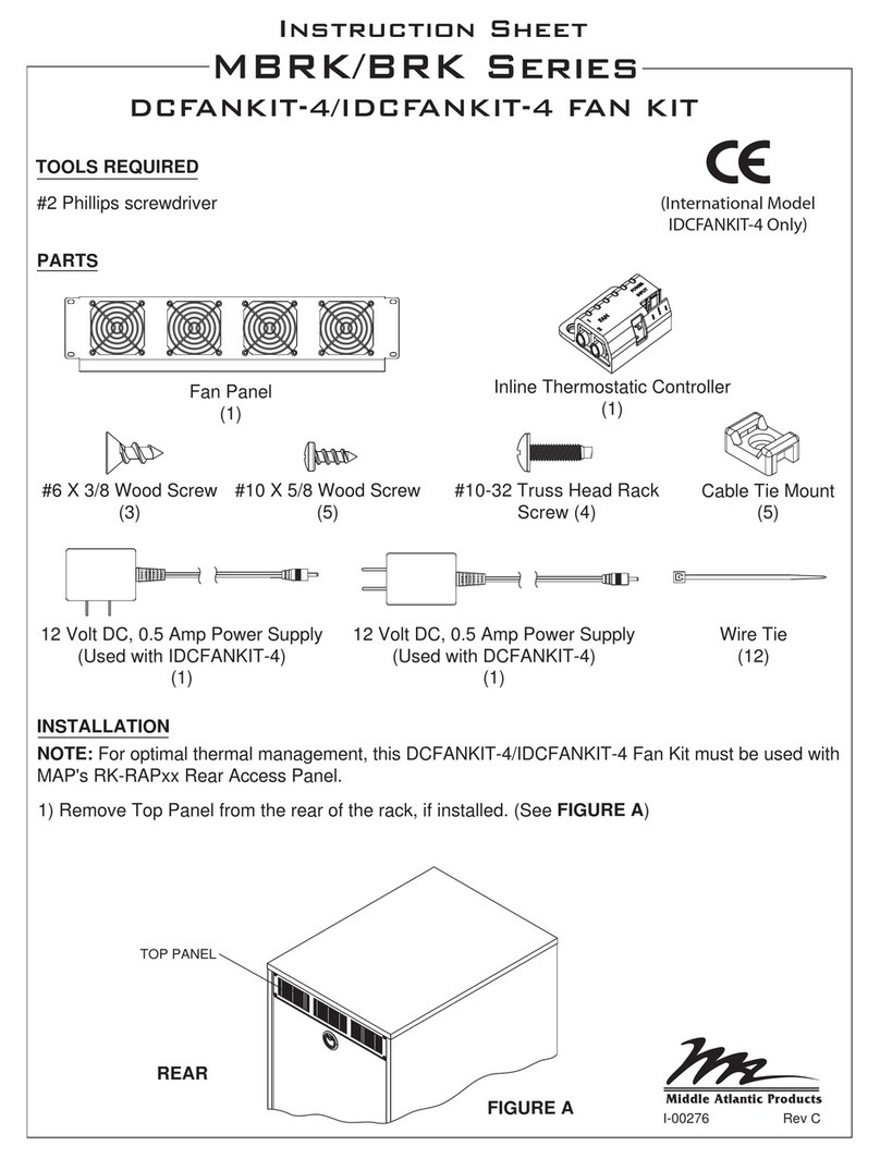 Middle Atlantic Products MBRK Series User manual
