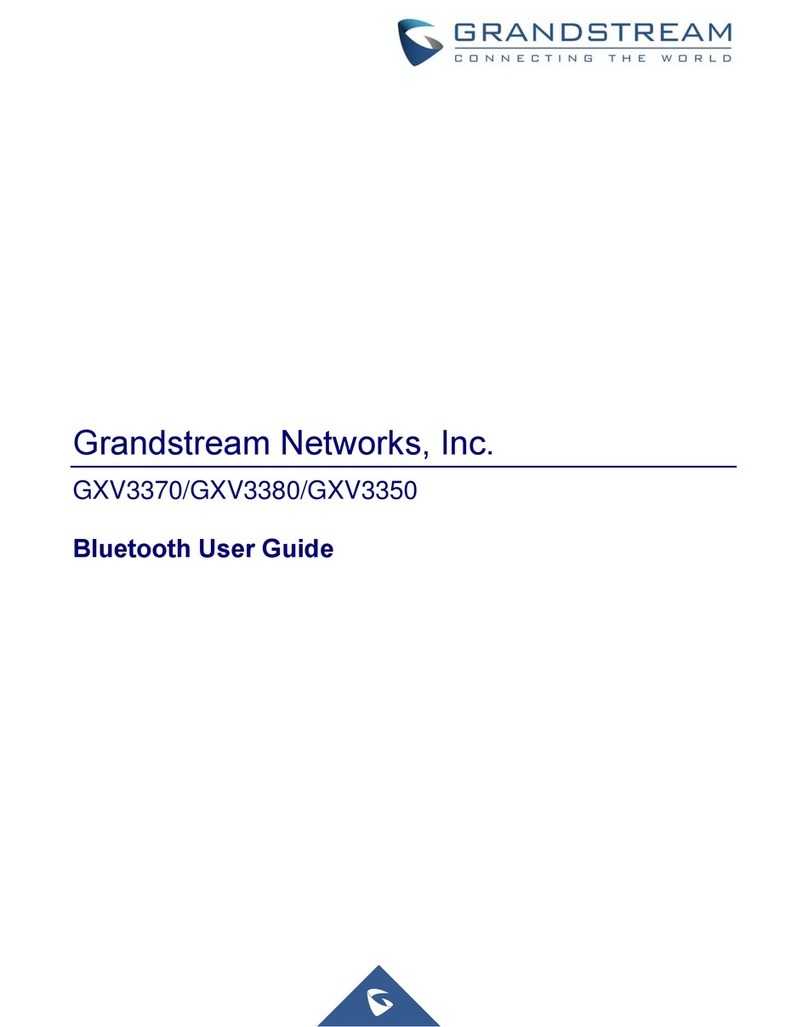 Grandstream Networks GXV3370 User manual