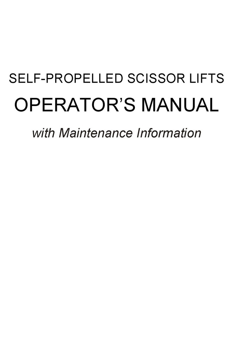 DINGLI JCPT0307 operators manual with maintenance information