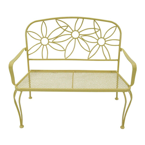 Garden Treasures DAISY BENCH manual