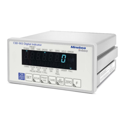Minebea Intec CSD-903 User manual
