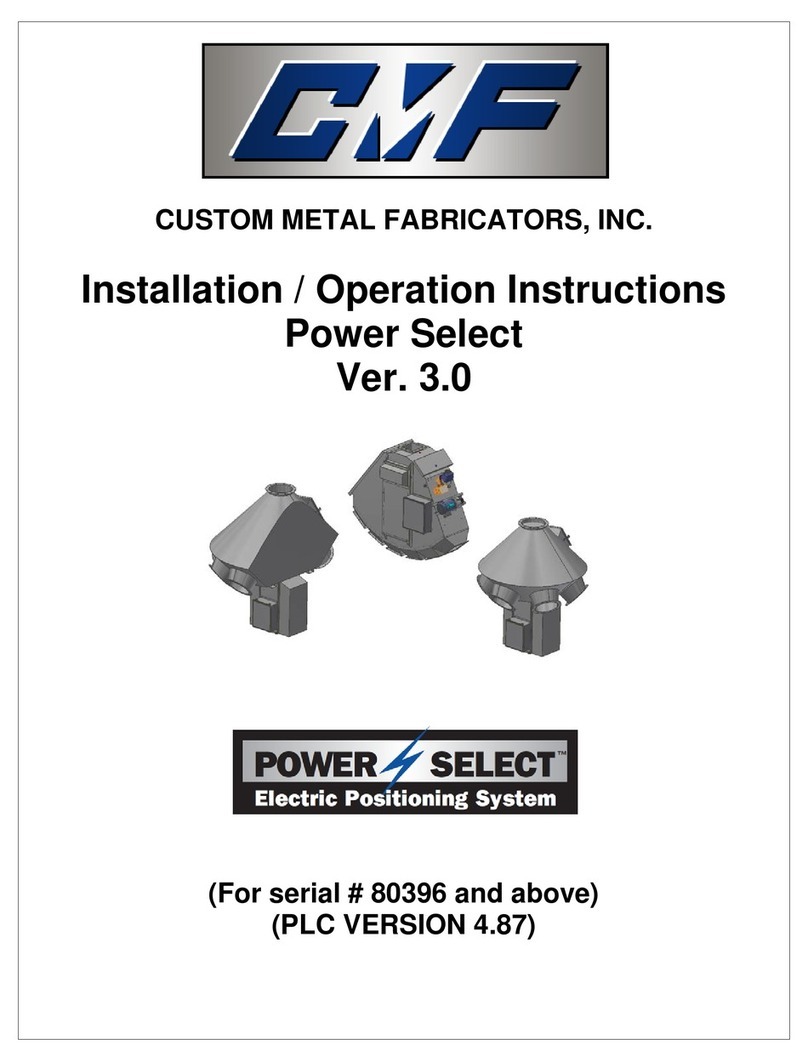CMF Power Select Installation and operation instructions