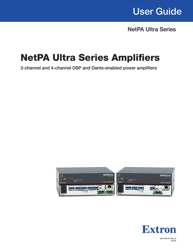 Extron electronics NetPA Ultra Series User manual