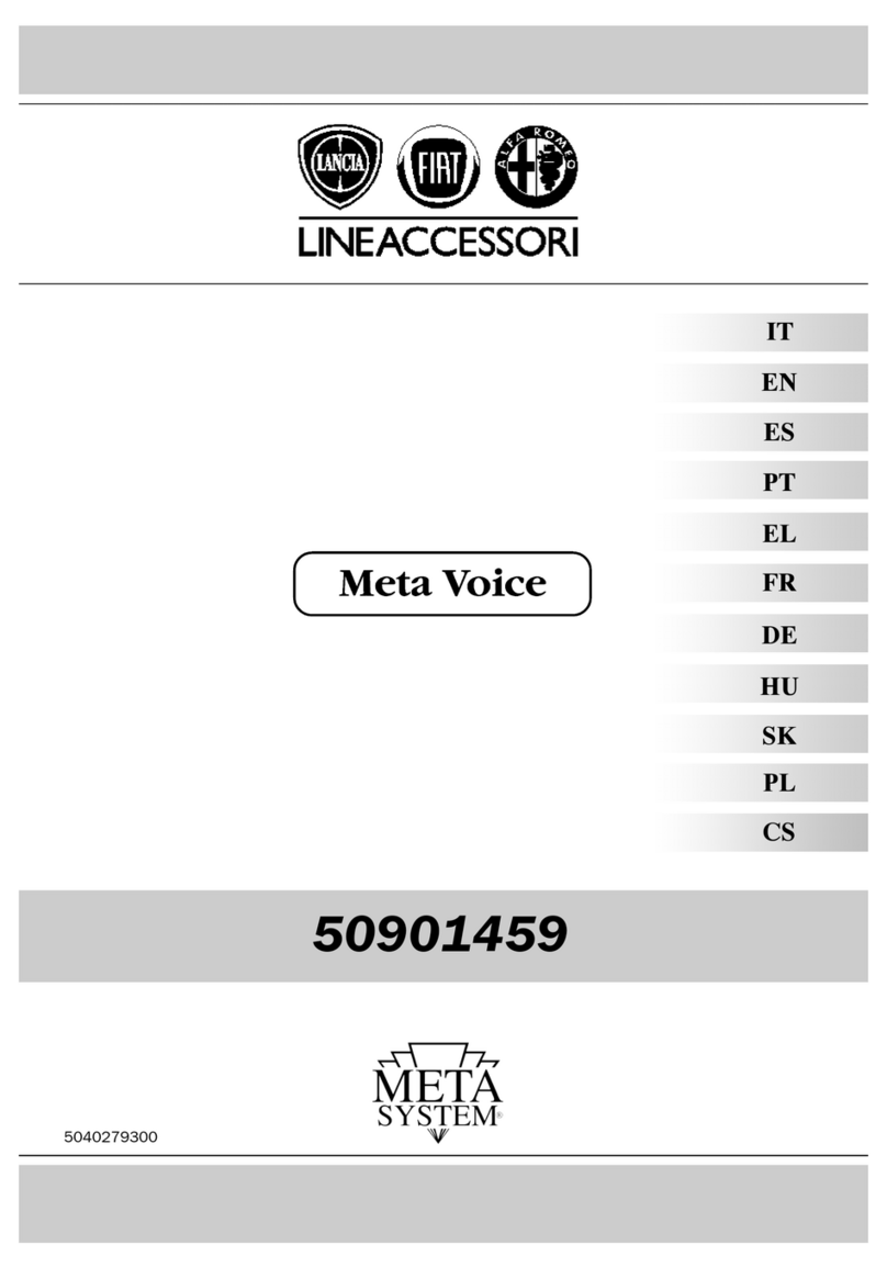 MetaSystem Lineaccessori Meta Voice User manual