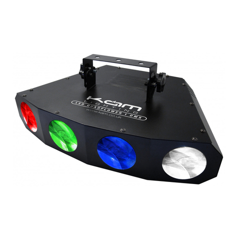 KAM LED Quadflower 1 DMX instruction manual