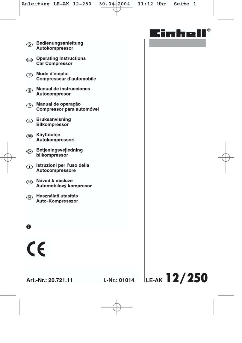 EINHELL LE-AK 12/250 operating instructions
