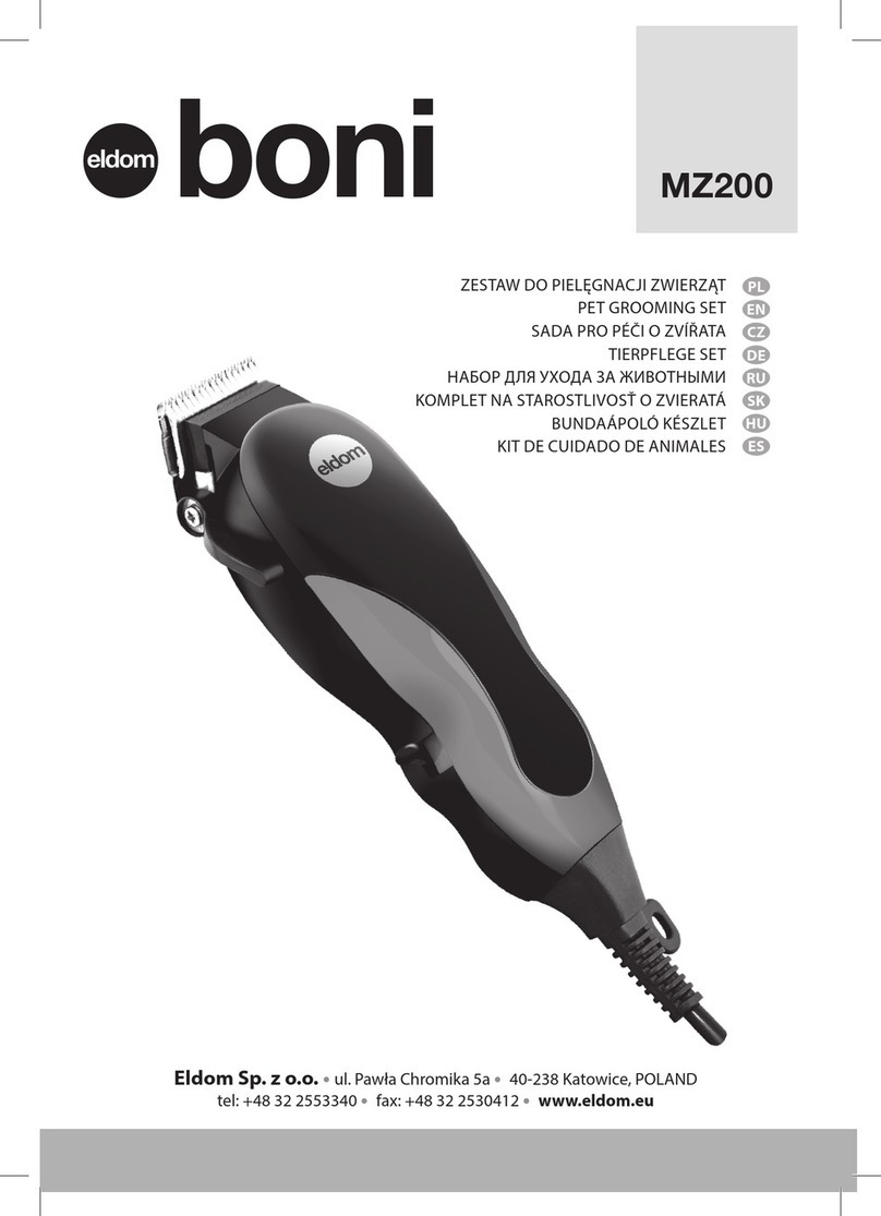 Eldom boni User manual