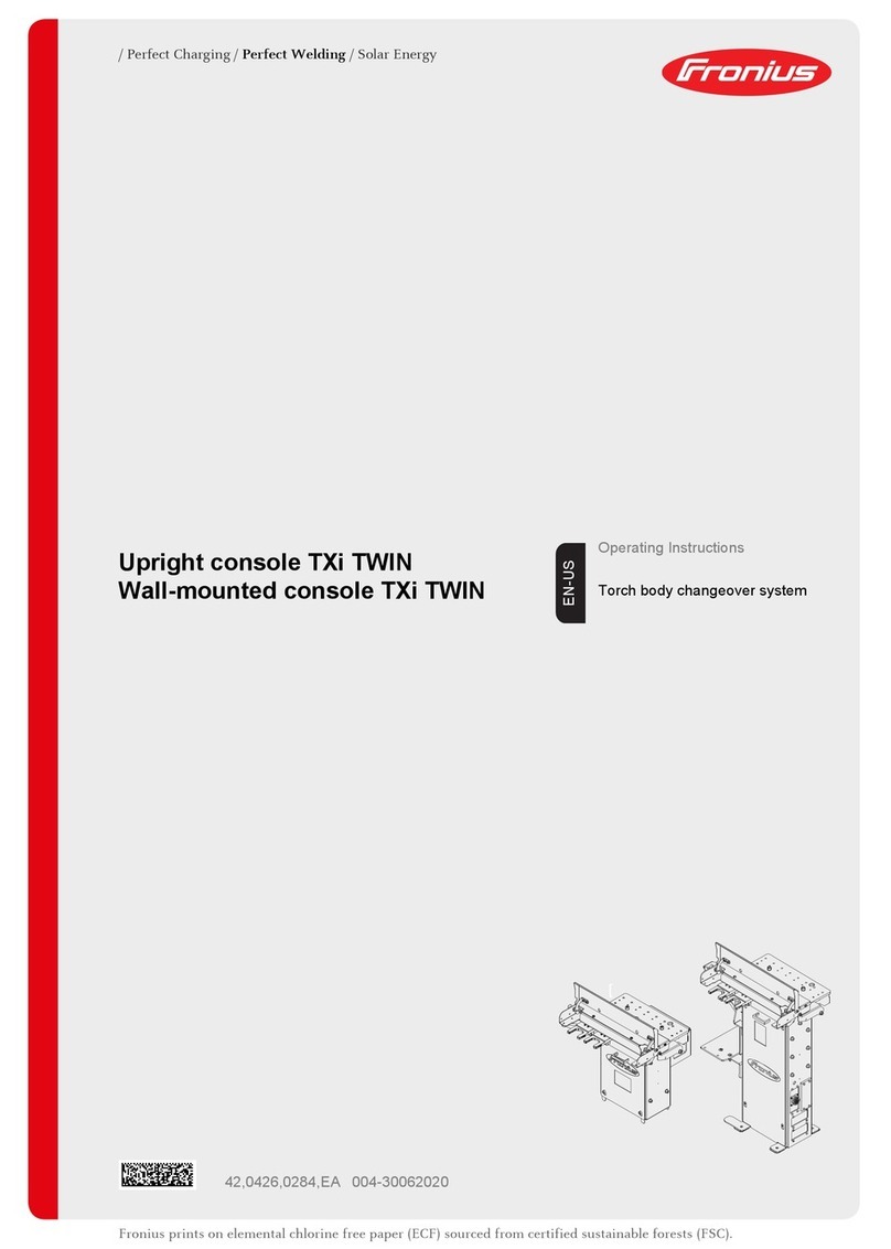 FRO­NIUS TXi TWIN User manual