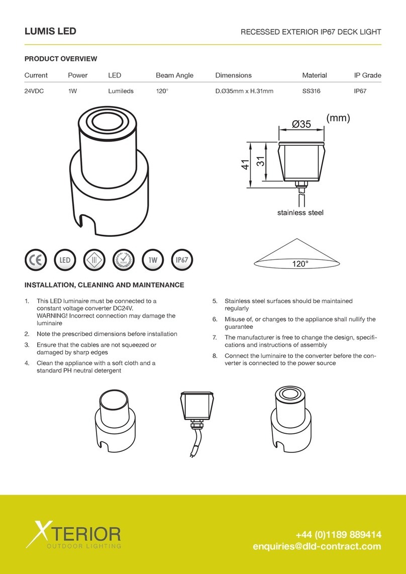 Xterior LUMIS LED manual