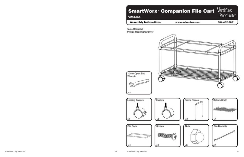 Vertiflex Products SmartWorx VF52006 Assembly instructions Vertiflex Products SmartWorx VF52006 Assembly instructions