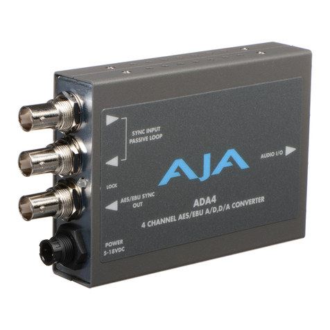 AJA ADA4 Mini-Converter User manual