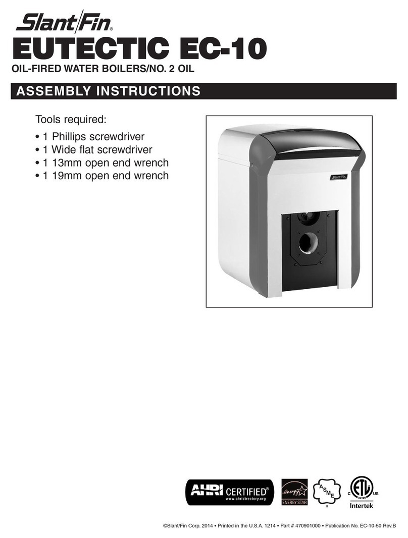 Slant/Fin EUTECTIC EC-10 Series Assembly instructions