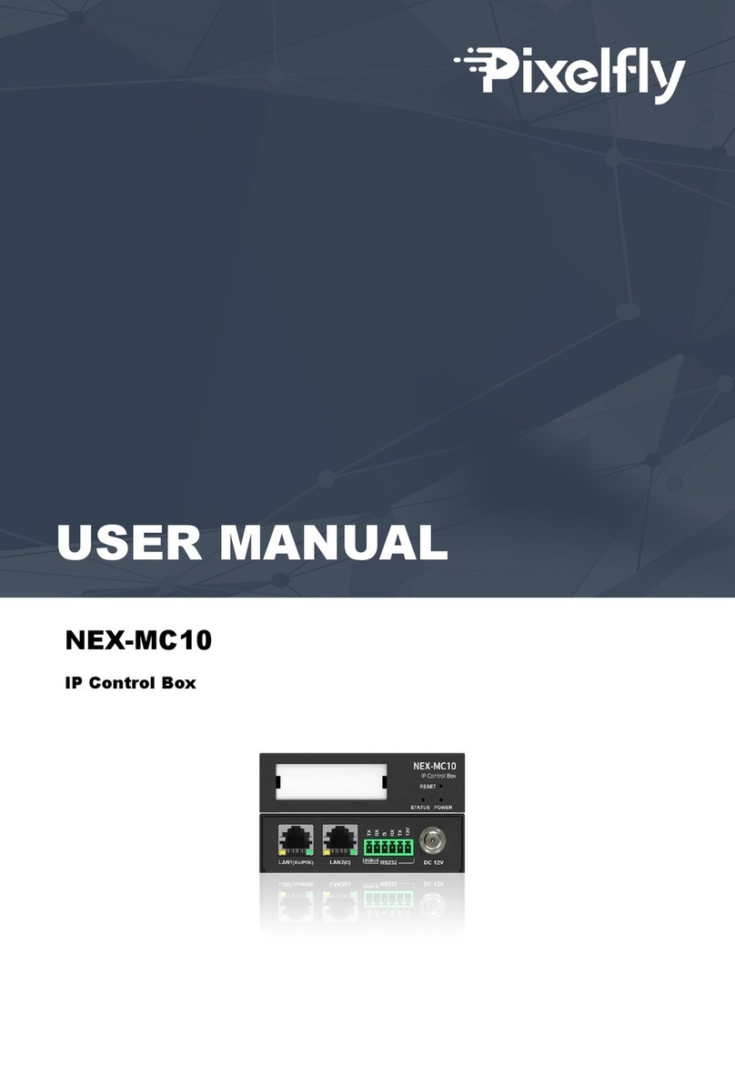 Pixelfly NEX-MC10 user manual