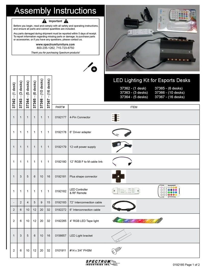 Spectrum 3736 User manual