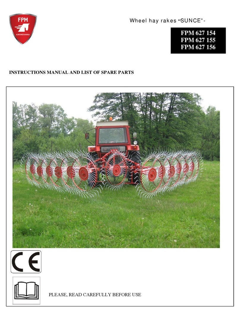 FPM Agromehanika SUNCE Original instructions manual and list of spare parts