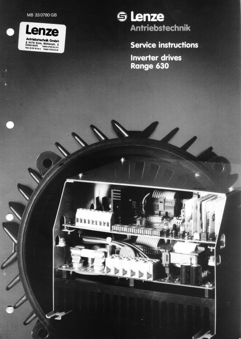 Lenze 630 Series Operating instructions Lenze 630 Series Operating instructions