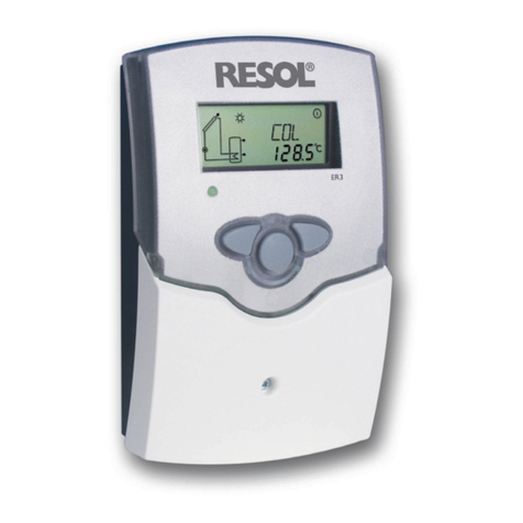 Resol ER3 User manual